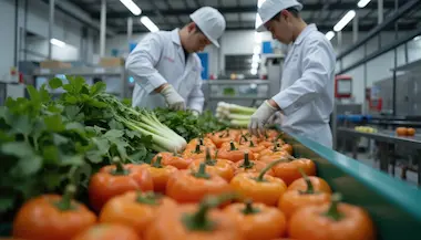 UHMW Nexus em esteiras e guias alimentícias, material atóxico e de baixo atrito para transporte de alimentos.